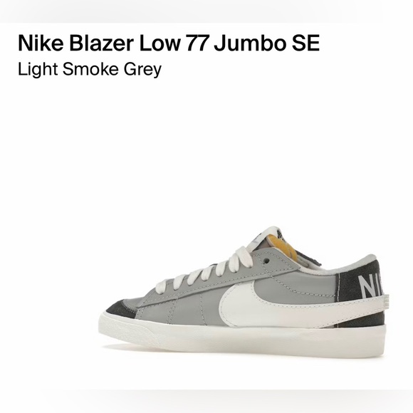 NEW with BOX JUMBO swoosh Nikes in Grey and Black. RARE Men’s size 9 - Picture 2 of 4